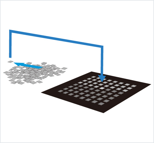 ［Image］Tray setter： 小尺寸单片用托盘排列机